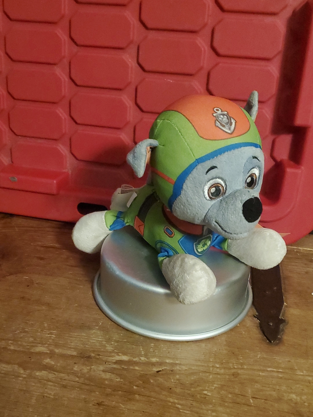 Paw Patrol Rocky Plush Dog Toy - Green/Orange
